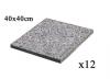 12 tiles 40x40cm 168kg for the 85x85cm tile base