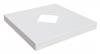 White cover for tile base 110x110cm