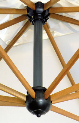 Rectangular cantilever umbrella 3x6m Alu Double Scolaro SCOLARO