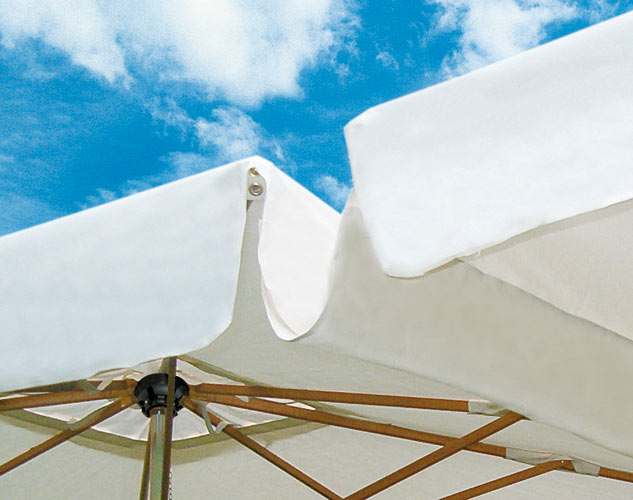 Large rectangle cantilever parasol 4x8m Alu Double Scolaro SCOLARO